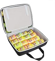 Vista 1 de Hermitshell Estuche rígido de viaje para compuesto de modelado Play-Doh, paquete de 40 latas de colores de 3 onzas (solo estuche negro)