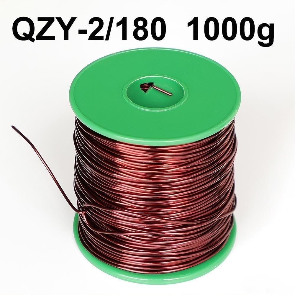 Fil de cuivre émaillé résistant aux hautes températures, 1 kg/rouleau, qualité QZY-2/180, 0.15 0.25 0.31 0.35 0.41 0.44mm QZY180(0.31mm-1000G)