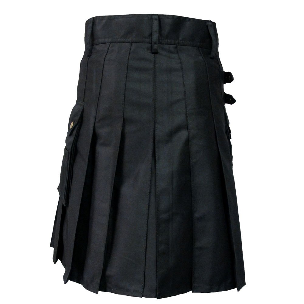 Tartanista Falda escocesa de algodón pesado para hombre (longitud: 24 pulgadas)