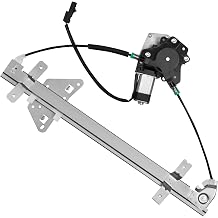 Rear Passenger Side Power Window Regulator with Motor 2 Pins Fit for 2000-2004 Dodge Dakota Crew Cab Only Cable Operated, 1998-2003 Durango, 741-599