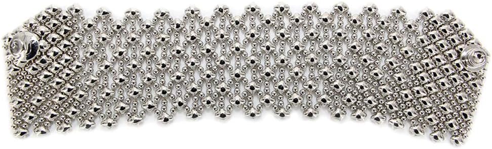 Liquid Metal by Sergio Gutierrez B79-N Chrome Finish Mesh Bracelet