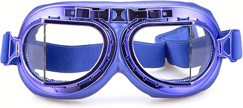 Miniatura 1 de CRG Sports Gafas de motocicleta estilo aviador piloto Cruiser Scooter Motocross para hombre, mujer, adulto