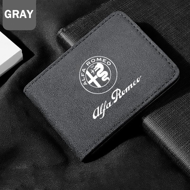 Leather Car Document Holder for Alfa Romeo Spider/Tonale/Junior/MiTo, Blocking ID Card Organizer, Driver License Wallet, Driver License Holder Leather, Auto Card Wallet, Car Accessories2