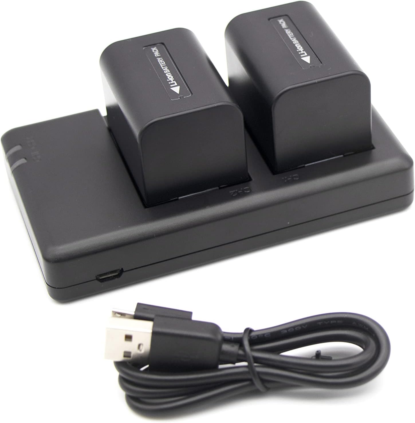 vhbw Micro USB charger charging cable suitable for camera Sony battery HDR- CX450, HDR-CX625, HDR-PJ620