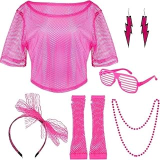 Candcamp 80s Fancy Dress for Women, 1980s Fancy Party Costum