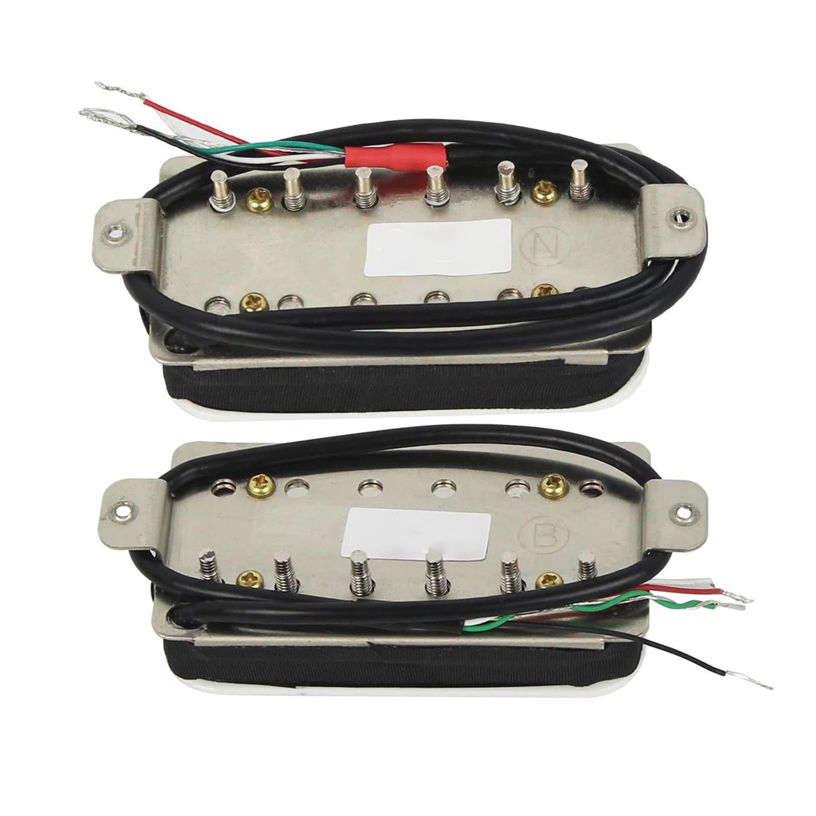 Zubehör für E-Gitarren-Tonabnehmer 3 Stück Alnico 5 Humbucker Single Coil Pickups Set Weiß 50/52/52 Mm Für ST HSH E-Gitarrenteile