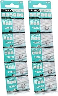 Arichmark Set of 5/10/20pcs CR927 Button Cell Batteries 927 Coin Cell Battery 3V Lithium Batteries for DIY Projects and Crafts Student Battery