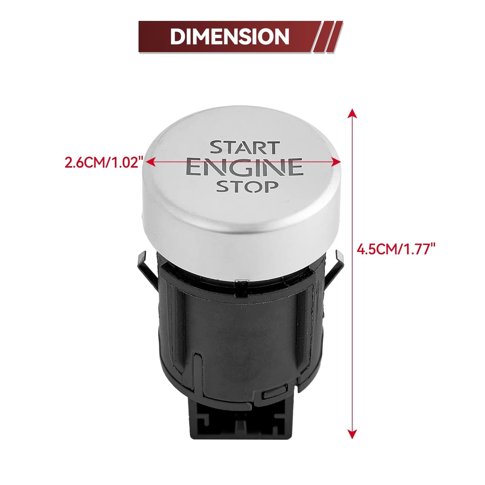 Botón Arranque Arranque Para VW Para S&haran 2011-2021
