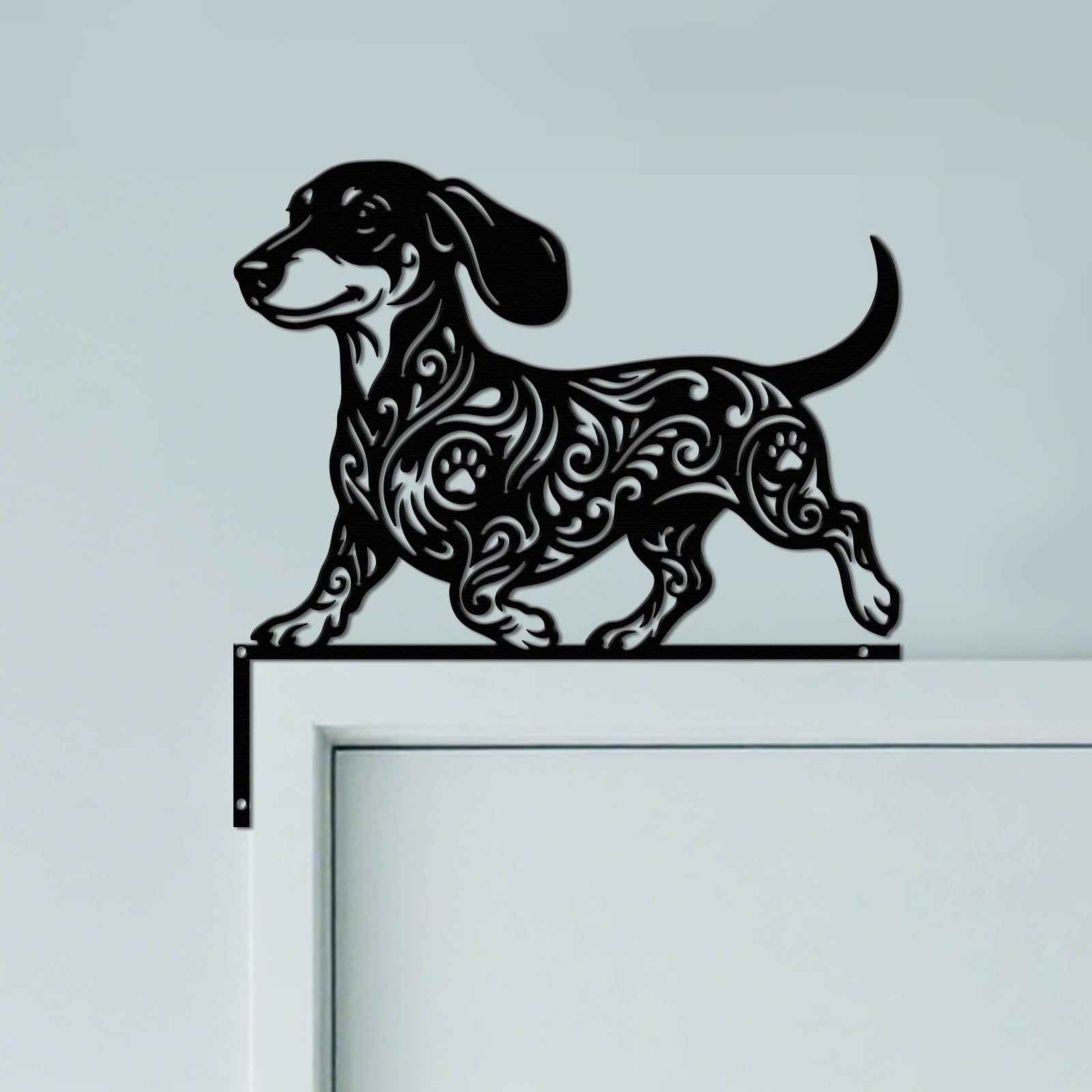 CUTHOLLOW Dachshund Door Topper Sign Wall Art Decor