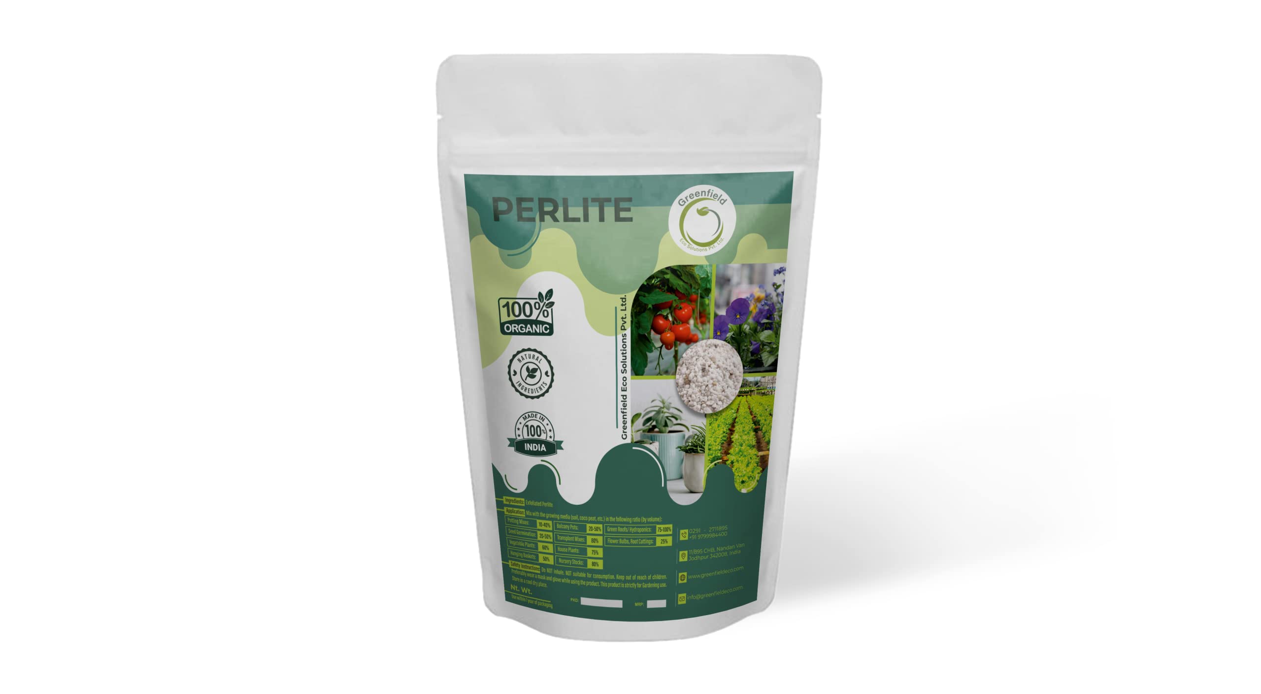 Greenfield Earthenware Perlite for Green Roofs Gardens (300 gm, White). (B01AYZD54I) Amazon Price History, Amazon Price Tracker