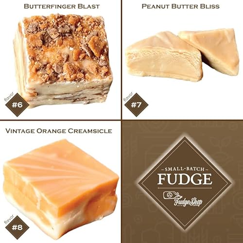 Fudge Shop Assorted Gourmet Handmade Fudge Sampler, 2 Lb ( Pound ), Made Fresh With Real Cream And Butter And Delivered To Your Door #TOP3