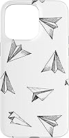 Vista 31 de Paper Airplane Pattern Pilot Plane Airport Aircraft Aviation Case for iPhone 16