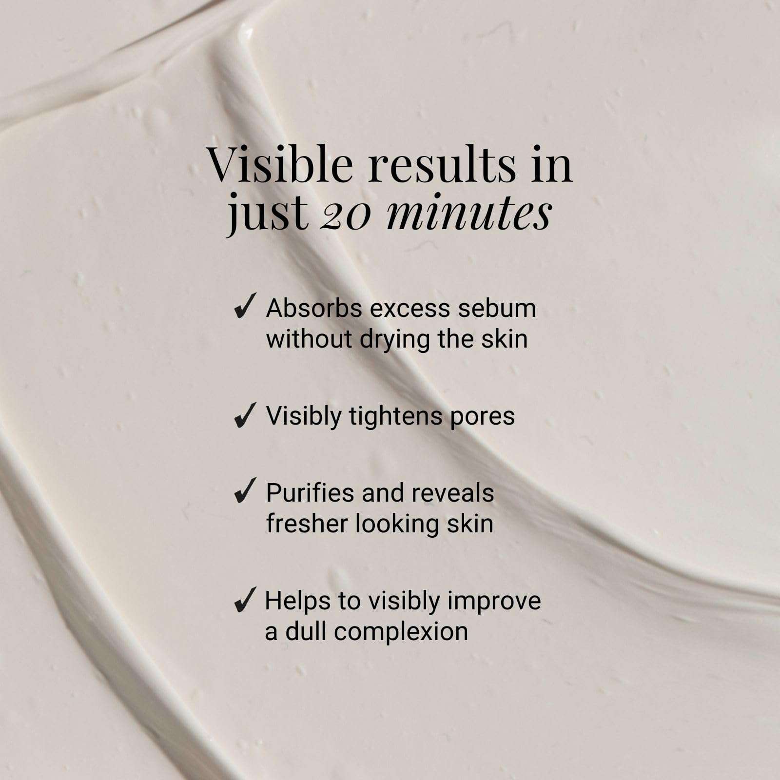G.M. COLLIN Pure Mask | Purifying Clay Mask with Salicylic Acid for Oily Skin | Pore Minimizing & Redness Relief | Absorbs Oil & Visibly Refines Pores