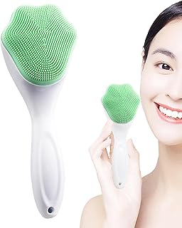 Esfregão Facial de Silicone Pata de Gato, Escova Facial para Limpeza, Escova de massagem de limpeza manual de silicone, esfoliante facial, escova de limpeza facial, cuidados com a pele de Fovolat