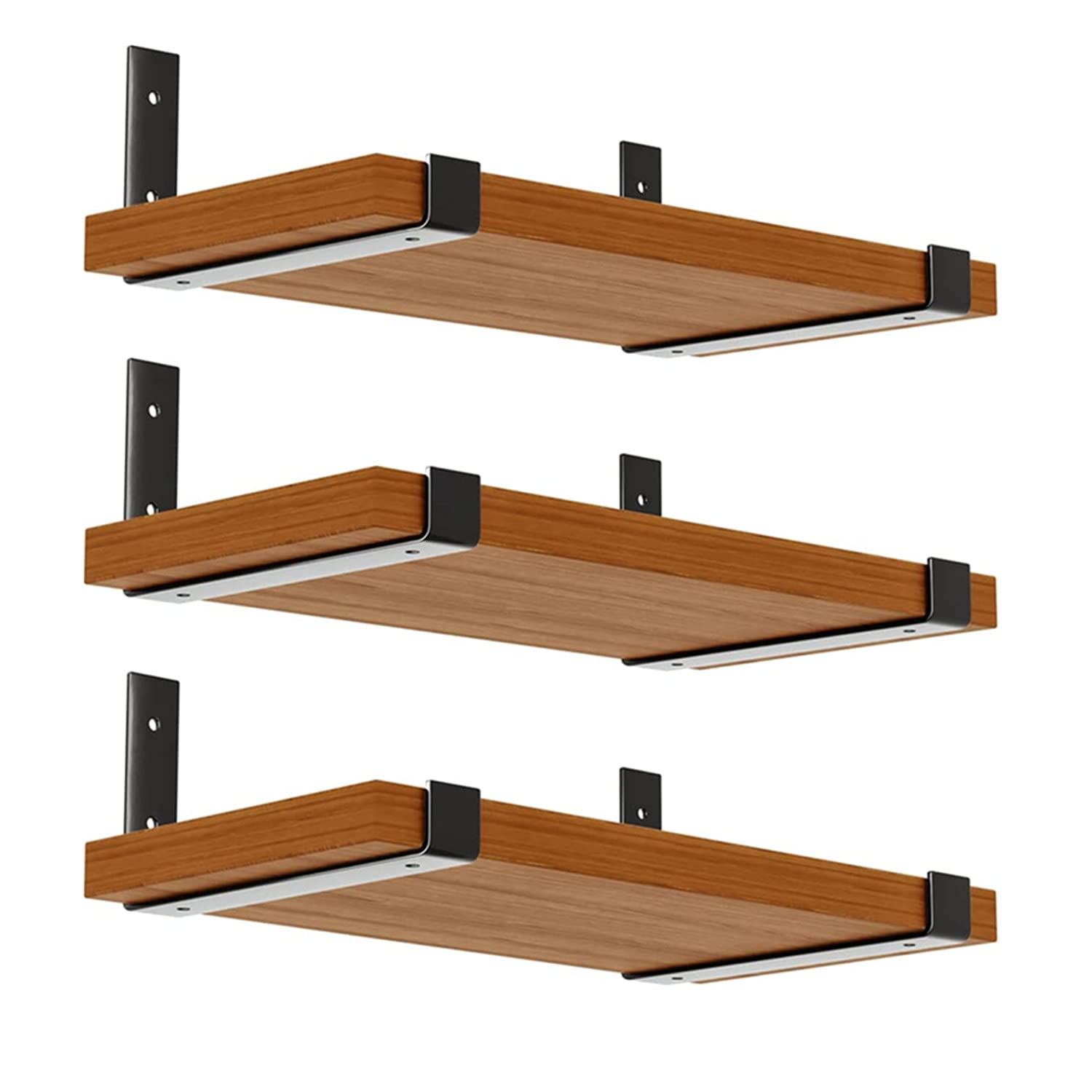 Buy L Shaped Floating Bracket 9 inch, Corner Brace L Bracket Heavy Duty