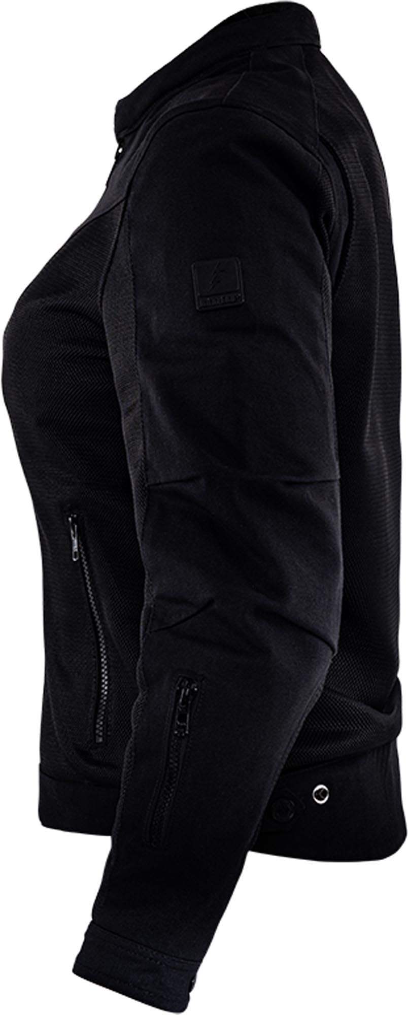 John Doe Aero Mesh Damska perforowana kurtka motocyklowa, czarny, M