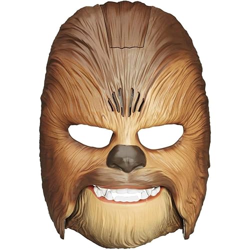 STAR WARS Movie Roaring Chewbacca Wookiee Sounds Mask, Funny GRAAAAWR Noises, Sound Effects, 5+ (Amazon Exclusive)