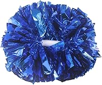 Vista 38 de Hooshing - Paquete de 2 pompones de animadora con mango tipo bastón, pompones para espíritu de equipo, deportes, bailes, animación, para niños, Negro