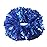 Hooshing 2PCS Blue Pom Poms Cheerleading with Baton Handle for Team Spirit Sports Dance Cheering