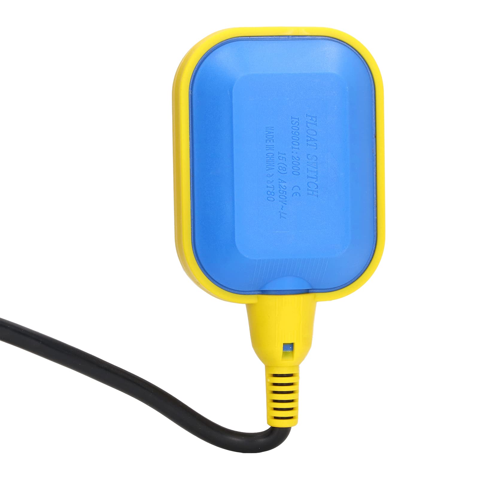 Interruptor de Flotador Controlador de Nivel de Agua Líquido ABS Premium y Material de Cobre Rojo para Sumidero de Aceite de Piscina Cable de 15m Respetuoso con el Medio Ambiente