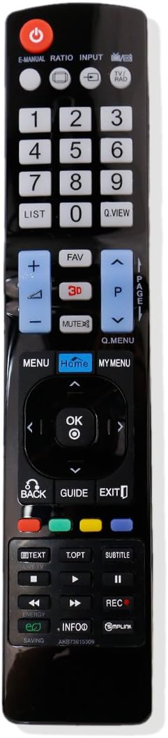 AKB73615309 Replaced TV Remote fit for LG AKB73615309 AKB73615306 55LM8600