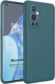 Microsonic OnePlus 9 Pro i in K l f Groovy Soft Koyu Ye il [OnePlus 9 Pro ile Uyumlu K l f - Koyu Ye il]