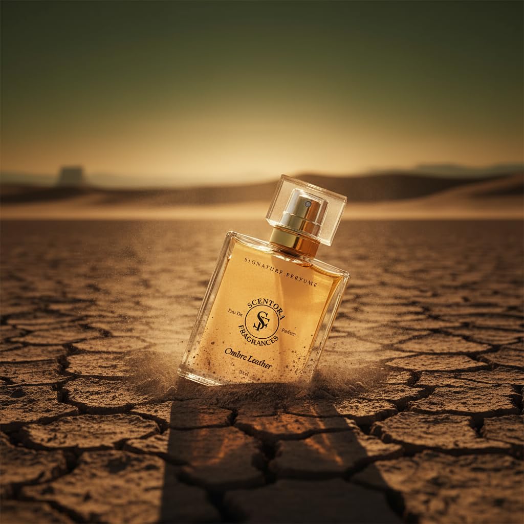 Scentora Fragrances Ombre Leather 50ml Extrait De Parfum | Unisex Long Lasting Luxury Perfume | Intense Leather & Floral Intense Fragrance | Ideal for Gifting 1