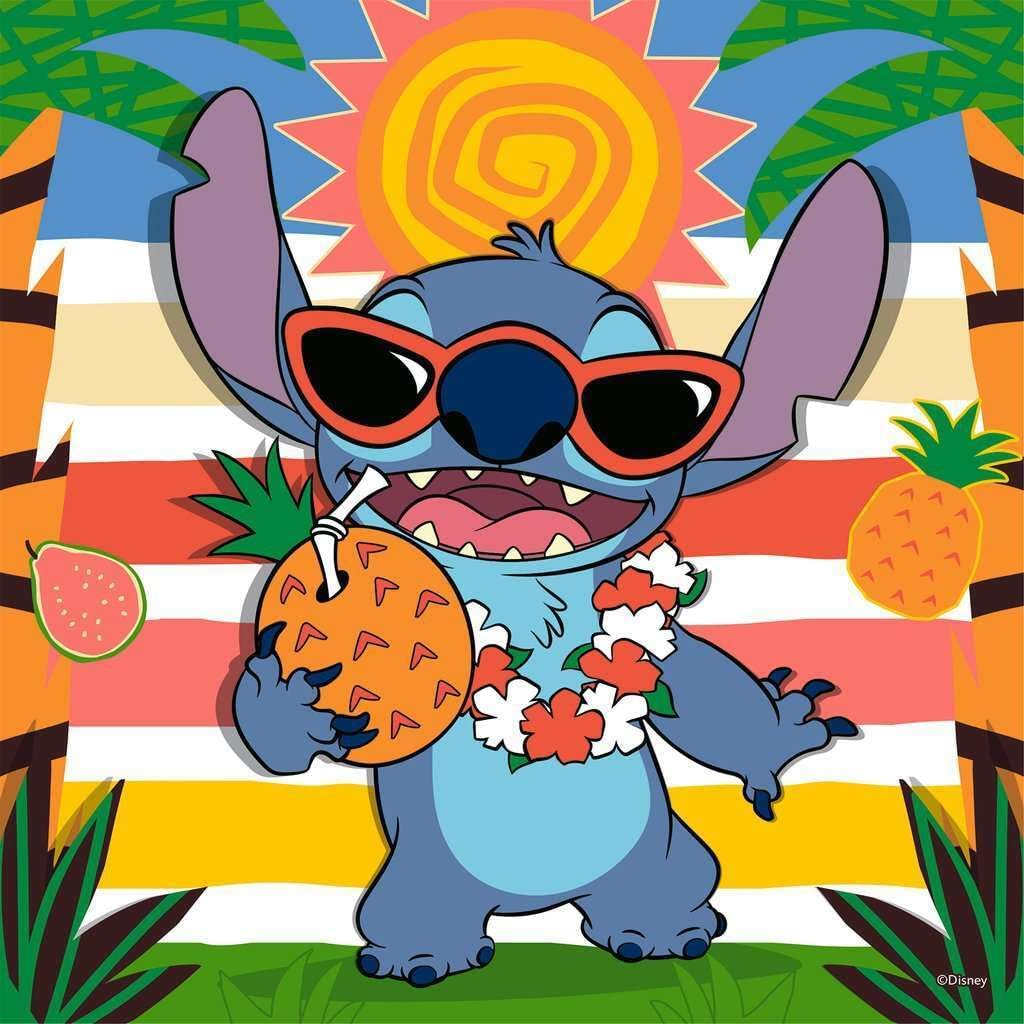 Ravensburger Disney Stitch Aloha! 3x49 Piece Jigsaw Puzzle Set