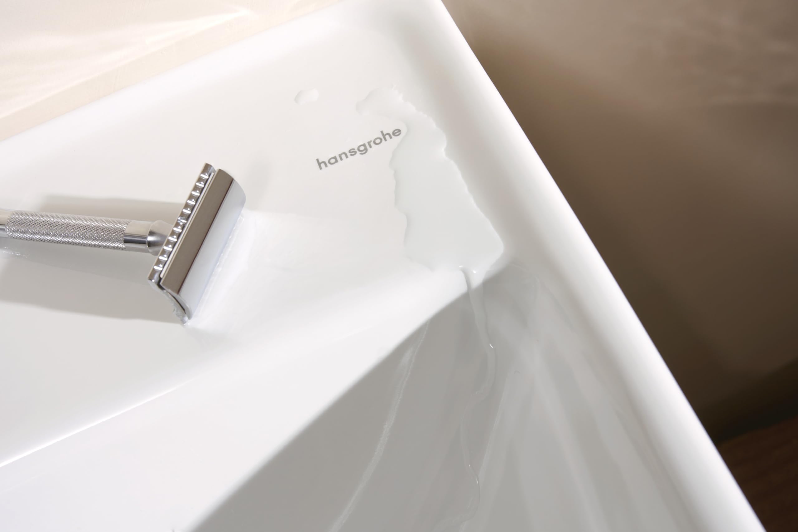 hansgrohe Waschtisch Xanuia Q 600x480mm, ohne Hahnloch/Überlauf, weiß