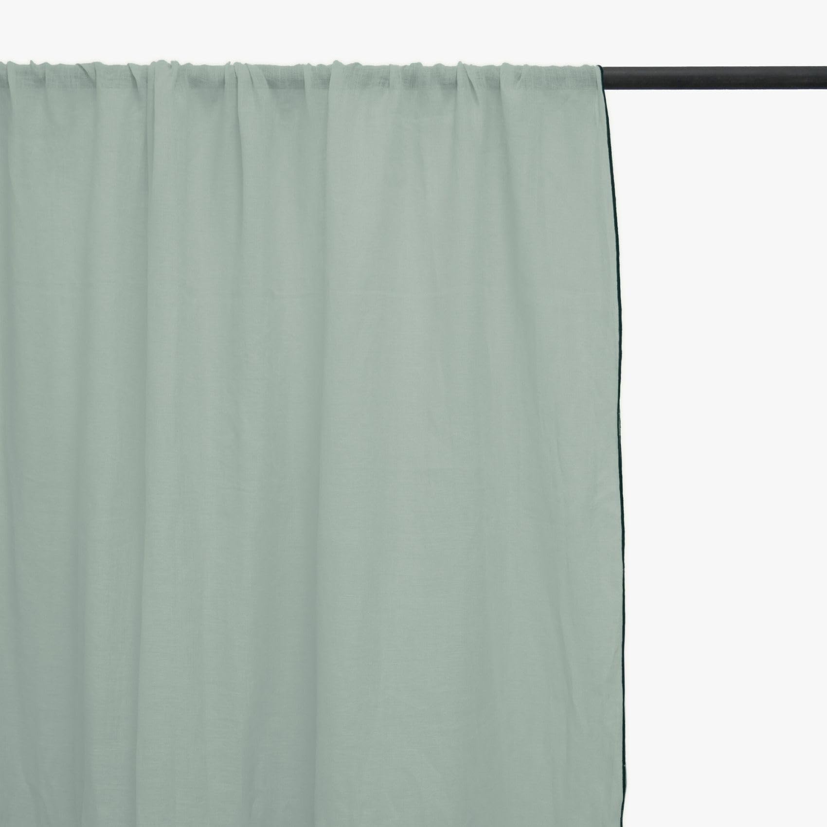 Vent Du Sud - Zasłona panelowa z lnianą regulacją Bourdon Green Mech 135x260 cm