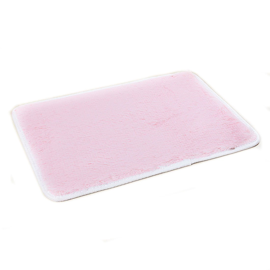 2 5cm Soft Fluffy Rugs Anti-Skid Shaggy Rug Floor Mat Dining Room Home Bedroom Carpet Pink 40x60cm id