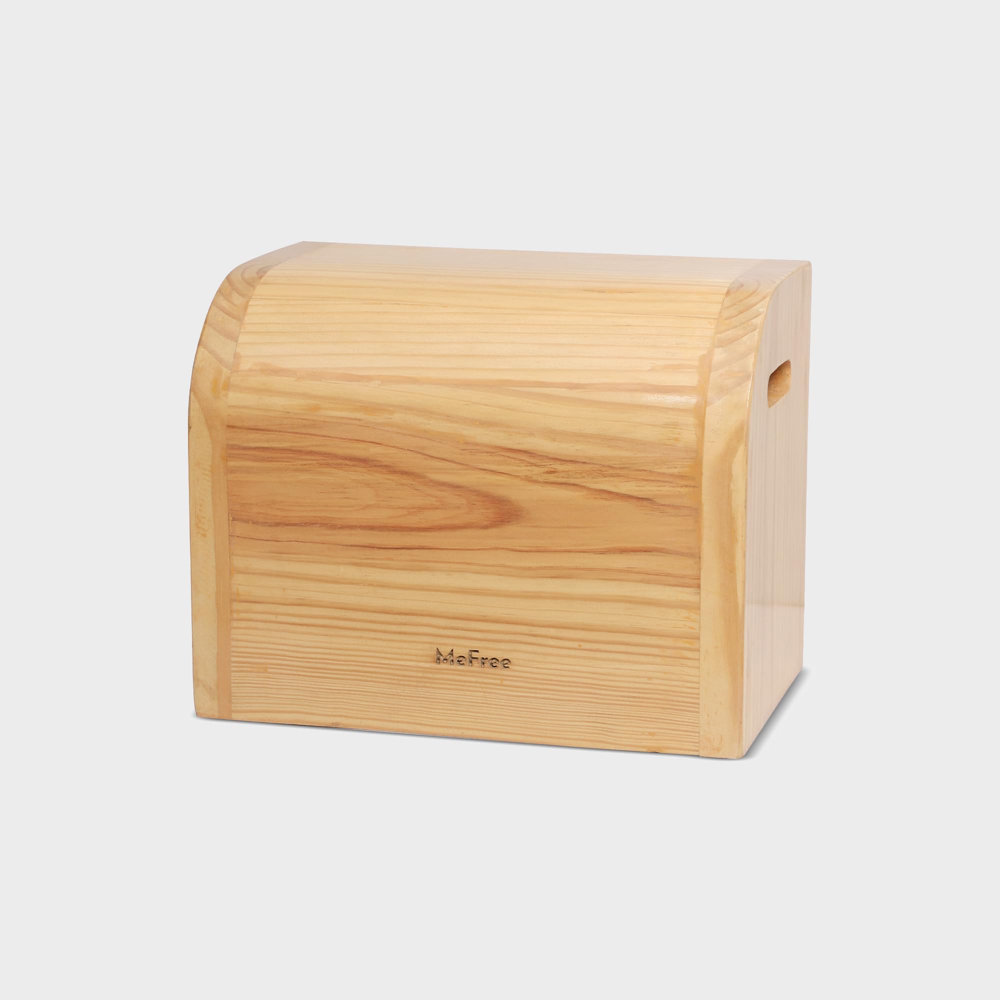 MeFree Viparita Karani Box | Comfortable and Safe | Durable | Pinewood | termite resistance | Water-Based PU Finish | Yoga Props 38 × 23 × 31 cm (Light Brown)-image-23