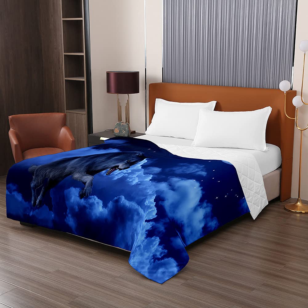 Couvre Lit Matelassée, 3D Imprimé De Conte De Fée Doux Microfiber