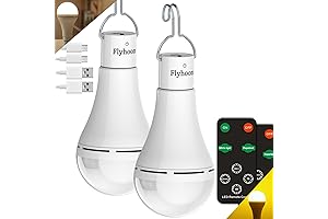 USB Rechargeable Camping Light Bulbs for Enhanced Illumination and Remote Control Convenience During Outdoor Adventures