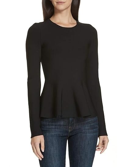 Theory classic peplum top Clearance