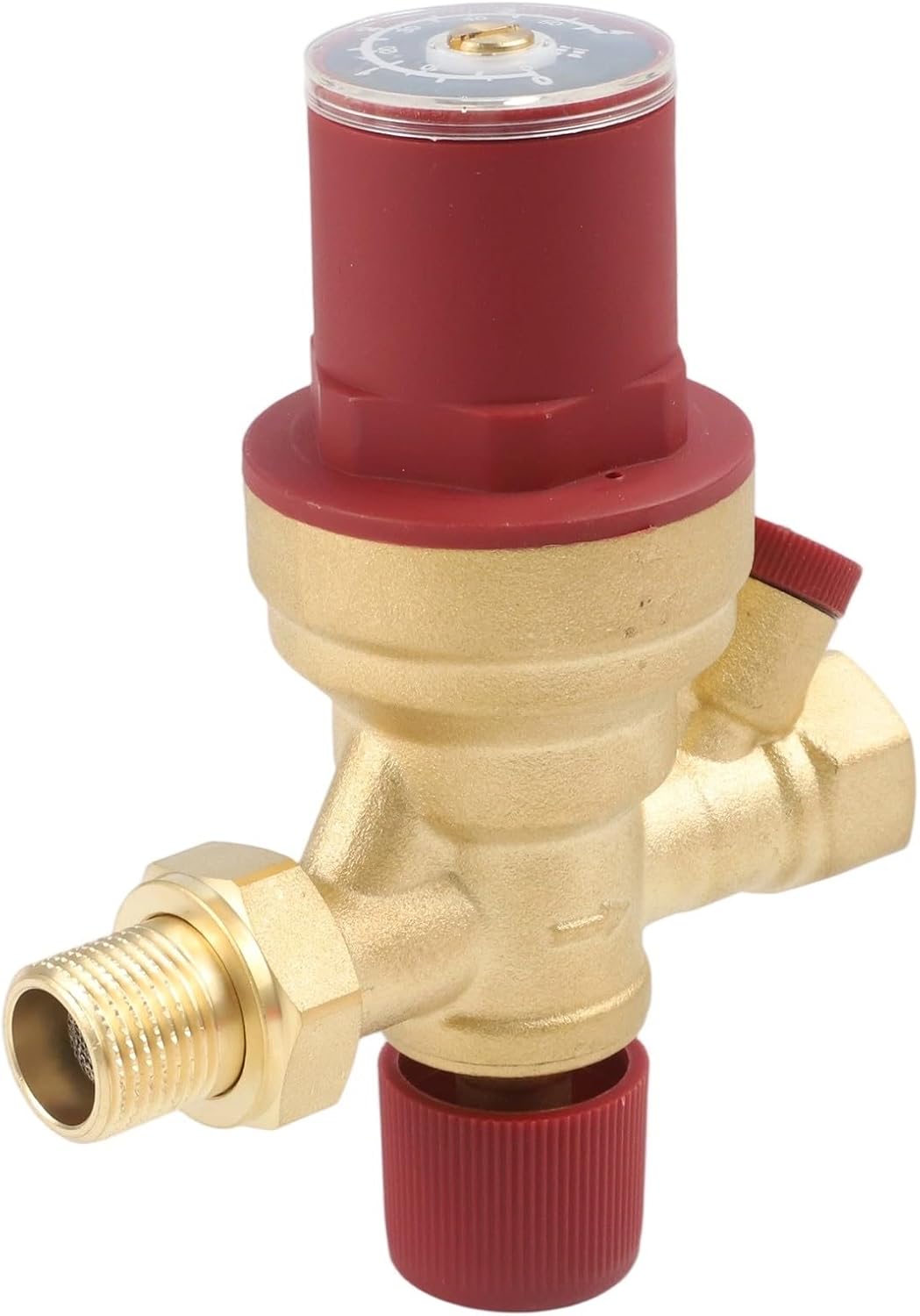 Válvula automática de suministro de agua DN15 Regulador de presión ajustable de 1/2 pulgada con filtro incorporado y válvula de retención para sistemas de