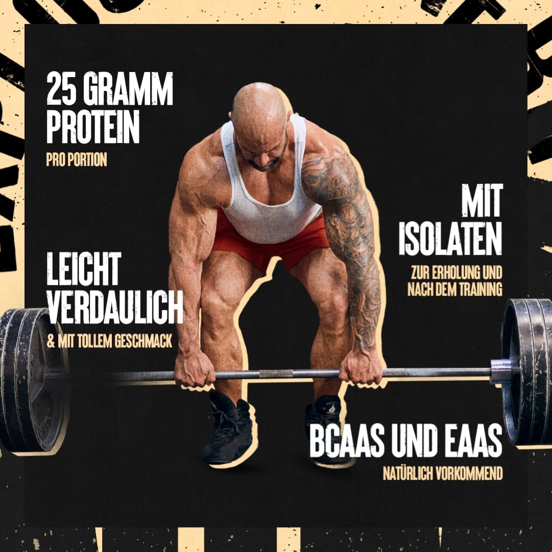 ANIMAL Isolate Whey Protein Pulver (Cookies and Cream) – mit 25g Protein & 4,6g BCAAs für den Muskelaufbau, Protein Shake mit Isolaten & verschiedenen Aminosäuren – 2,3kg