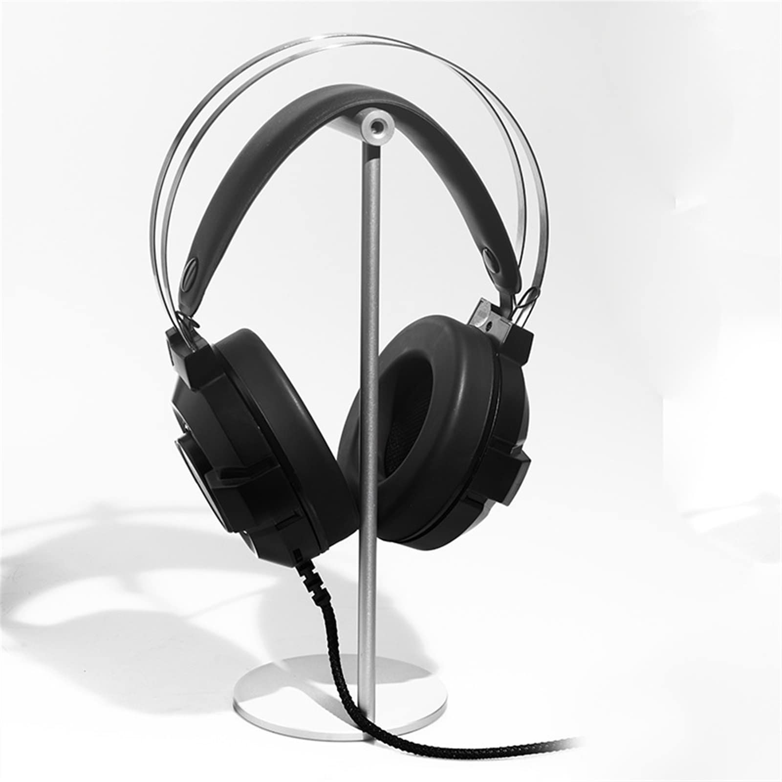 Kopfhörerständer mit Haken, universelles Aluminium-Metall für PC-Gaming-Display und kabellose Kopfhörer