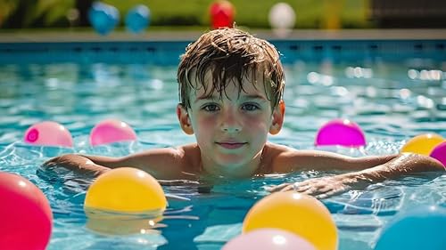 Miniatura 6 de Pelotas de bolas para niños, 500 unidades para niños, a prueba de aplastamiento, bolas de plástico para piscina de pelotas con 7 colores brillantes,