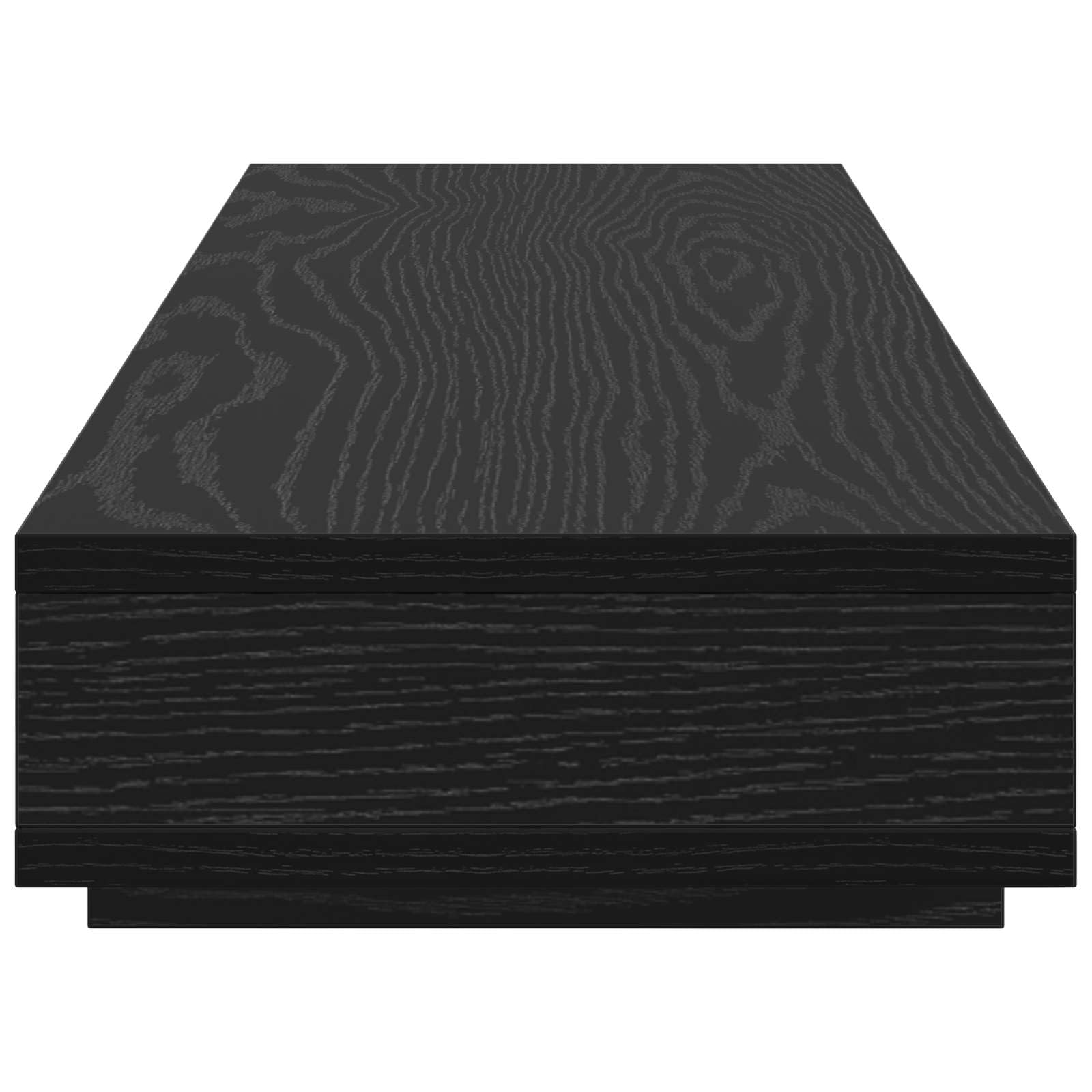 vidaXL Monitor Halterung Schwarz 100 x 27 x 15 cm Holzwerkstoff, Wohnzimmer, moderner rechteckiger Schreibtisch-Organizer, ergonomischer Monitorständer, Stabiler Laptop-Halter