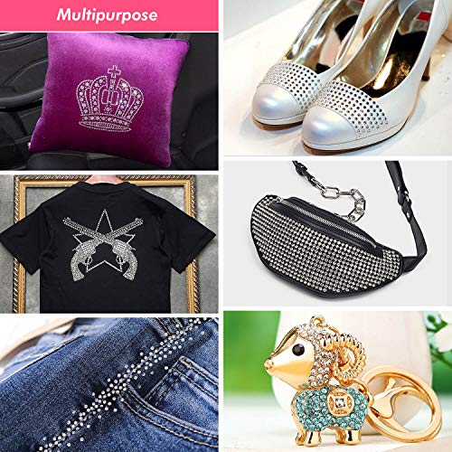 Bedazzler Kit with Rhinestones, Cridoz Hotfix Rhinestone Applicator