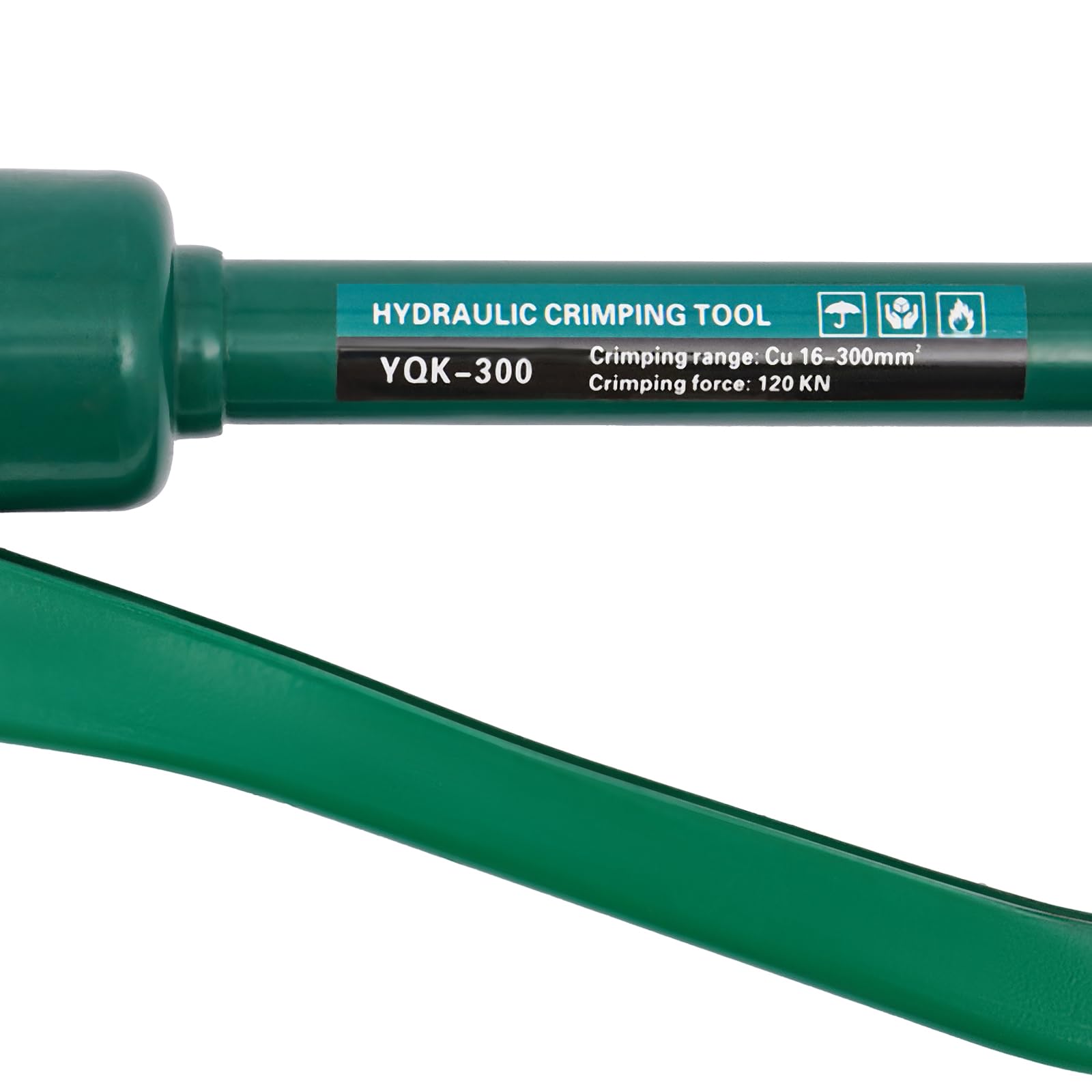 OUKANING Crimpadora hidráulica profesional 120KN, 11 matrices, incluye maletín, cabezal giratorio de 180° para terminales de cable y casquillos de cable, alicates de acero CR45 contra fugas de aceite