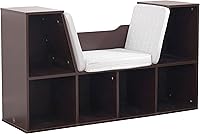 Vista 1 de KidKraft librero con recoveco para lectura, color café espresso