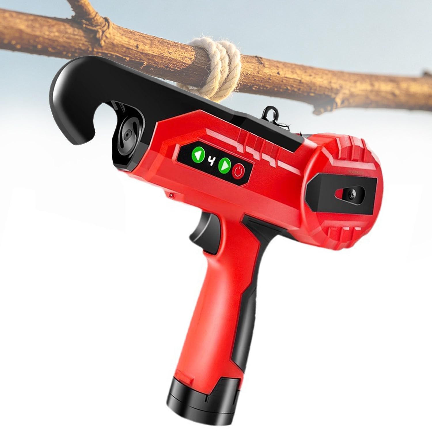 Ymnogjie Multifunctional Electric Plant Strapping Machine, Lightweight One-Hand Grip, Stable Automatic Tying, for Grape Pepper Flower Vine And Greenhouse Vegetables