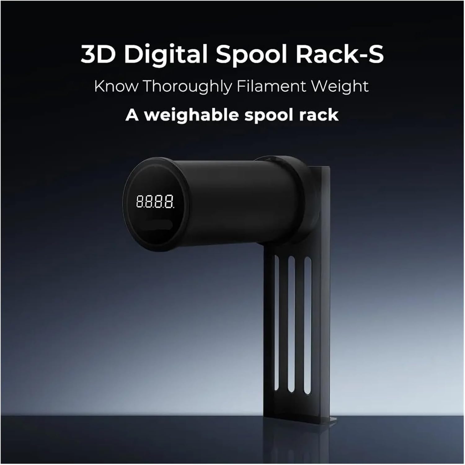 Digital Filament Spool Holder with Bearings and Weight Sensor Weigh Measuring Filament Holder for All FDM 3D Printers - Compatible with Creality