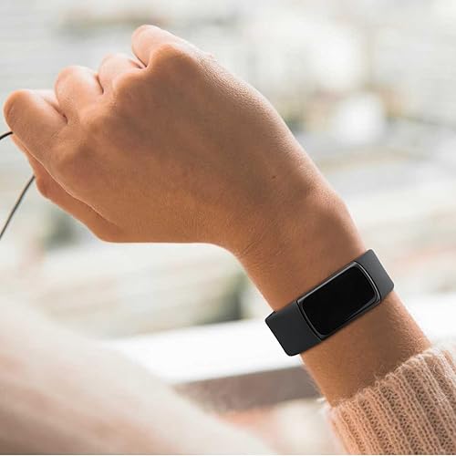 Vista 21 de Meliya Correa compatible con Fitbit Charge 6 Bands/Fitbit Charge 5 Bandas Mujeres Hombres, Silicona Suave Ajustable Impermeable Deportiva Correa