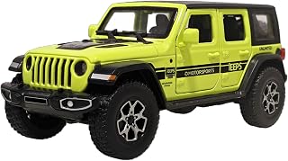 Toy Cars Compatible for Wrangler Car Toys Model car 1/32 Die-cast Pull Back Collectible Model with Sound and Light Toy Vehicle for 3+Year Old Boys Festival Gift Green Car