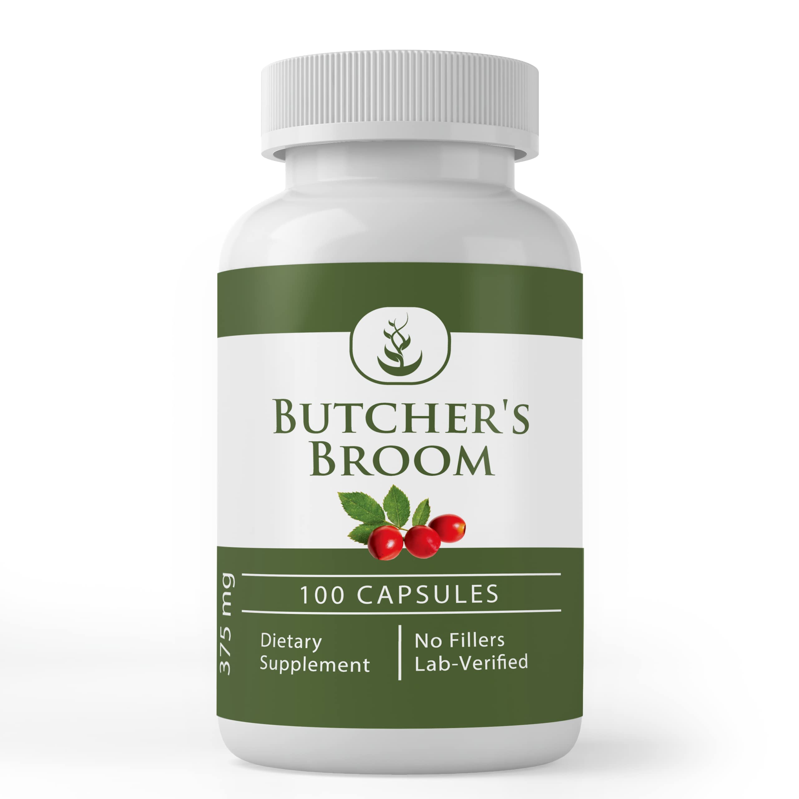 Pure Original Ingredients Butcher's Broom, (100 Capsules) Always Pure, No Additives Or Fillers, Lab Verified