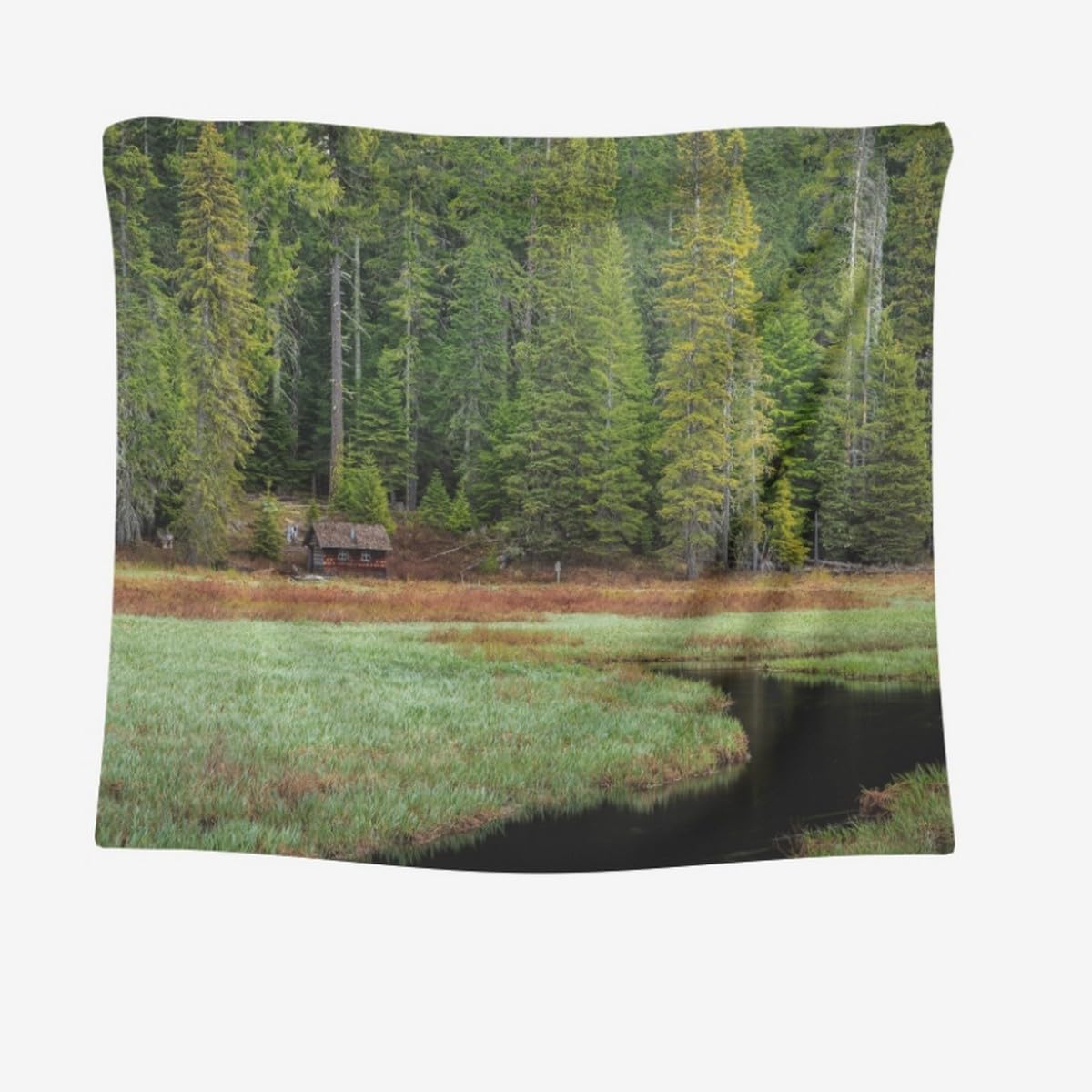 CEVAN Papel Tapiz Baño Tapiz De Tela Para Decorar Paredes Bosque Tapiz Japon Tapiz Para Dormitorio Verde Decoración De Pared Tela Estampada 200x200 cm