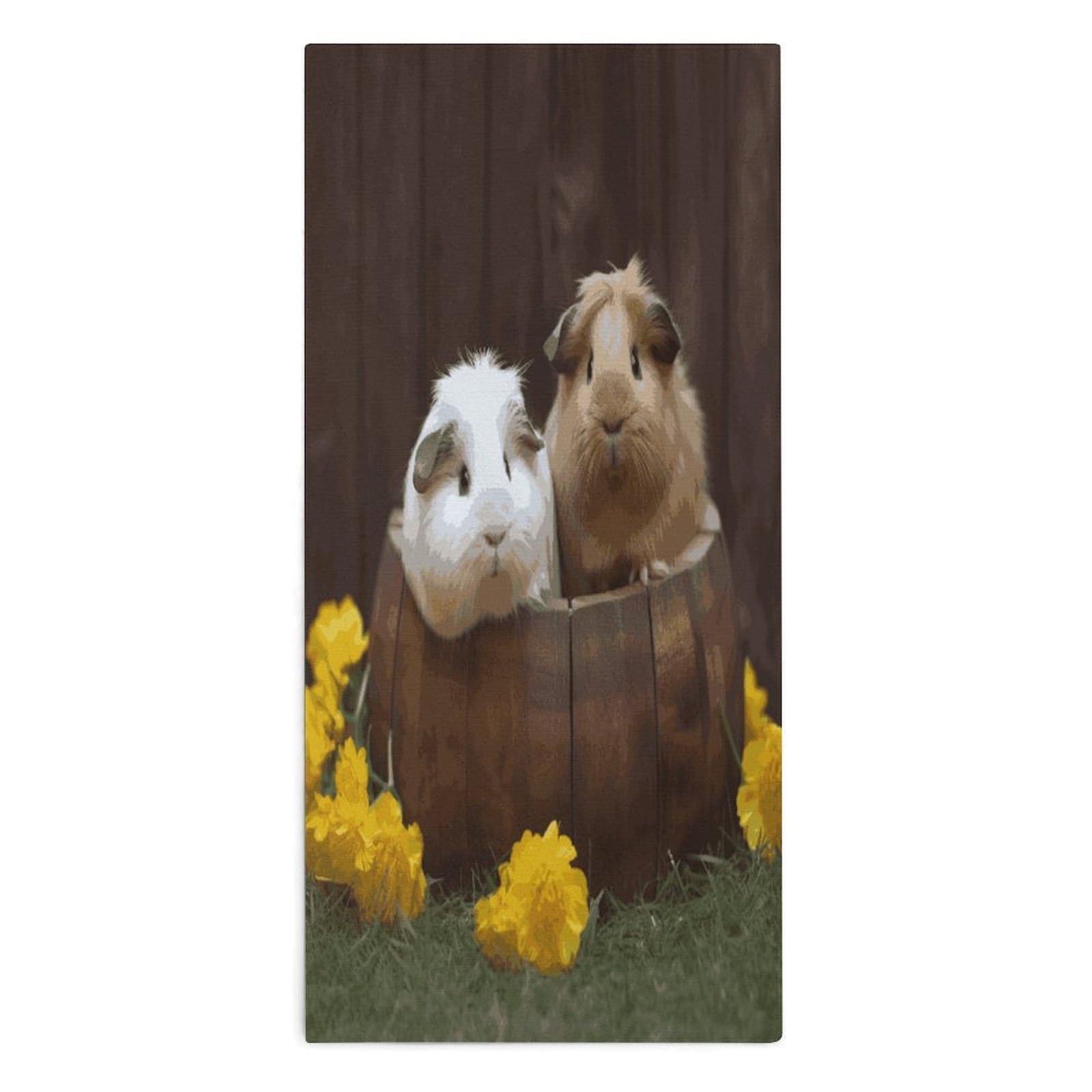 Btcowzrv Style Guinea Pigs Bath Towel Beach Towels Shower Towel